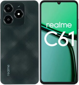 6.74" Смартфон realme C61 128 ГБ зеленый [6941764442788]