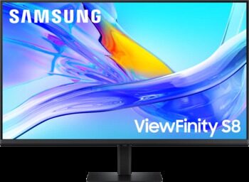 37 Монитор Samsung ViewFinity S8 S80UD S37D802UAI черный [LS37D802UAIXCI]