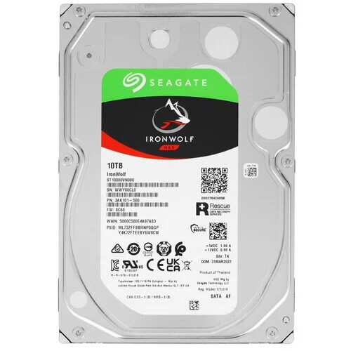 10 ТБ Жесткий диск Seagate IronWolf [ST10000VN000]