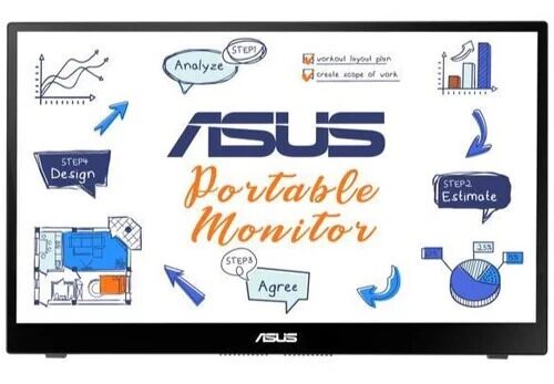 14 Монитор ASUS ZenScreen Ink MB14AHD черный [90LM063V-B01170]