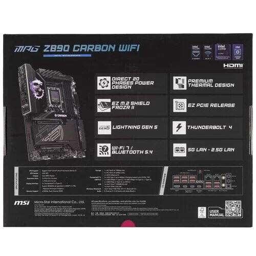 Материнская плата MSI MPG Z890 CARBON WIFI