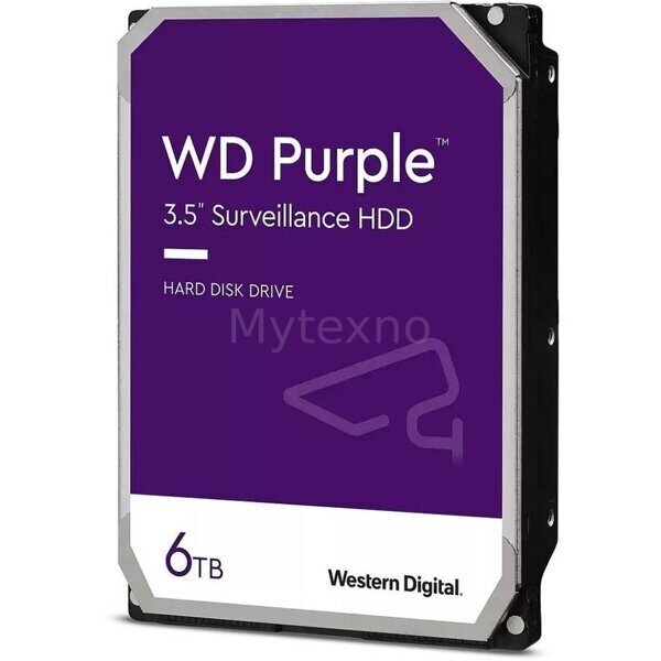 Жесткий диск Western Digital 6000 Gb Purple WD64PURZ