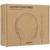 Проводные наушники Logitech Headset Zone Wired UC черный [981-001097]