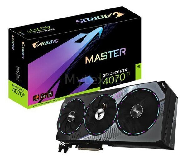 Gigabyte GeForce RTX 4070 Ti AORUS MASTER 12GB GDDR6X / GV-N407TAORUS M-12GD