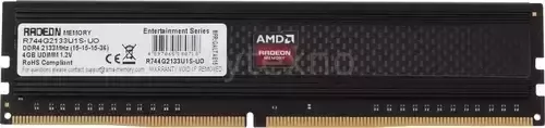 Оперативная память 4 Gb 2133 MHz AMD PERFOMANCE SERIES Black (R744G2133U1S-UO)