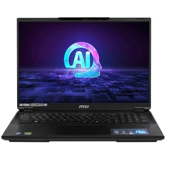 MSI Stealth 18 AI Studio A1VHG Intel Core Ultra 9 185H 3900MHz/18/3840x2400/32GB/1024GB SSD/NVIDIA GeForce RTX 4080 12GB/Wi-Fi/Bluetooth/Windows 11 Home (9S7-183111-011) Black