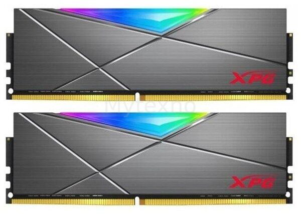 Оперативная память 16 Gb 3600 MHz ADATA XPG SPECTRIX D50 RGB Grey (AX4U36008G18I-DT50) RTL