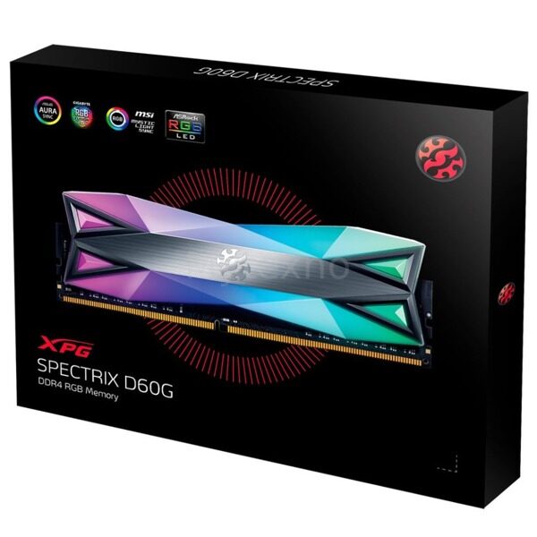 Оперативнаяпамять16Gb3600MHzADATAXPGSPECTRIXD60RGBBlack(AX4U36008G18I-DT60)_2