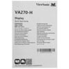 27 Монитор ViewSonic VA270-H черный