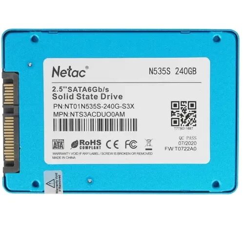 ТвердотельныйнакопительNETAC240GbNT01N535S-240G-S3X_4_52890