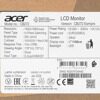 27 Монитор Acer CB272Esmiprx черный [UM.HB2EE.E01]