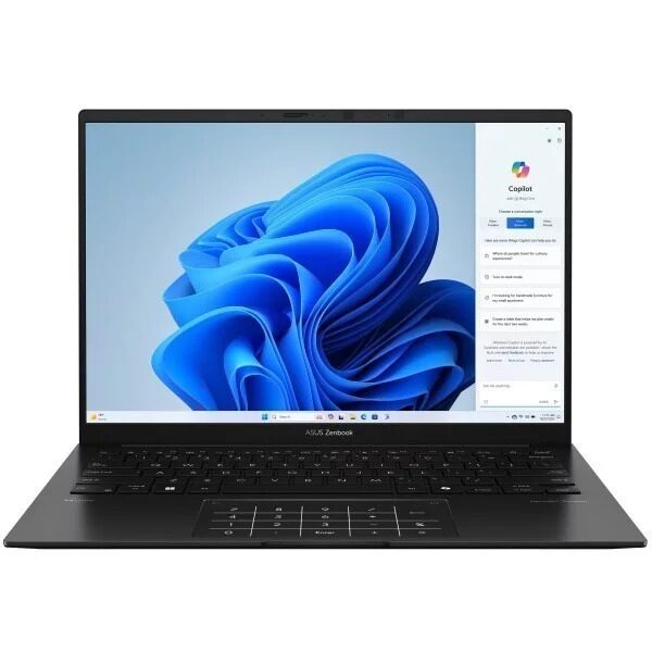 ASUS Zenbook 14 OLED UM3406HA-QD119 AMD Ryzen 7 8840HS 3300MHz/14/1920x1200/16GB/1024GB SSD/AMD Radeon 780M/Wi-Fi/Bluetooth/Без ОС (90NB1271-M007D0) Black