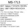 17.3 Ноутбук MSI Katana 17 B13VFK-1091XRU черный [9S7-17L541-1091]