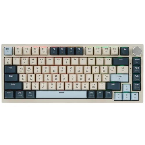 Клавиатура проводная Attack Shark K85 цвет белый [ASK85BlueBerry]