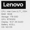 16 Ноутбук Lenovo IdeaPad Pro 5 16IMH9 серый [83D4003NRK]