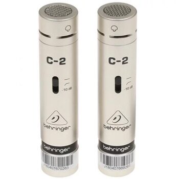 Микрофонный комплект Behringer C-2 серебристый