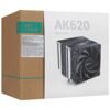 Кулер для процессора DEEPCOOL AK620  [R-AK620-BKNNMT-G]
