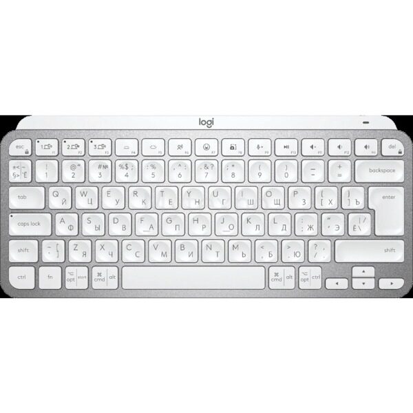 Клавиатура Logitech MX Keys Mini Pale Gray (920-010502)