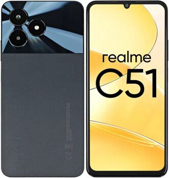 6.74" Смартфон realme C51 128 ГБ черный [631011000369]