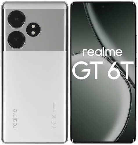 6.78" Смартфон realme GT 6T 256 ГБ серебристый