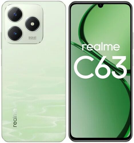 6.74 Смартфон realme C63 256 ГБ зеленый [6941764434011]