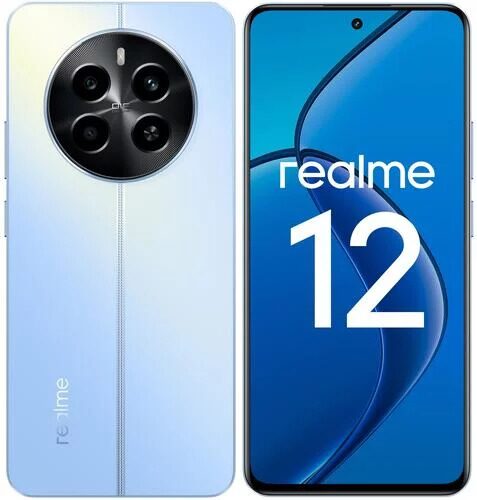 6.67" Смартфон realme 12 4G 128 ГБ голубой [631011002499]