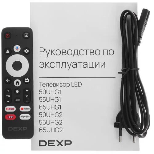 65 (164 см) LED-телевизор DEXP 65UHG1 черный