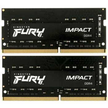 Оперативная память SODIMM Kingston FURY Impact [KF432S20IBK2/16] 16 ГБ