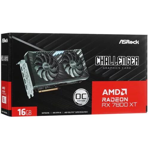 ВидеокартаASRockAMDRadeonRX7800XTChallengerOC[RX7800XTCL16GO]_10_5438276