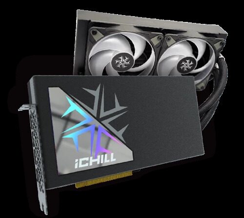 Видеокарта INNO3D GeForce RTX 4080 SUPER ICHILL BLACK [C408SB-166XX-18700006]