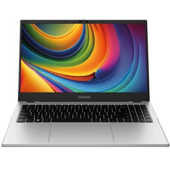 Ноутбук Digma EVE C5802 Intel N100 800MHz/15.6/1920х1080/8GB/256GB SSD/DVD нет/Intel UHD Graphics/Wi-Fi/Bluetooth/Windows 11 Pro (DN15N1-8CXW01) Silver