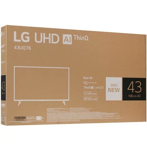 43(109см)LED-телевизорLG43UQ76003LDсерый_10_9901246
