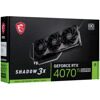 Видеокарта MSI GeForce RTX 4070 Ti SUPER SHADOW 3X OC  [GeForce RTX 4070 Ti SUPER 16G SHADOW 3X OC]
