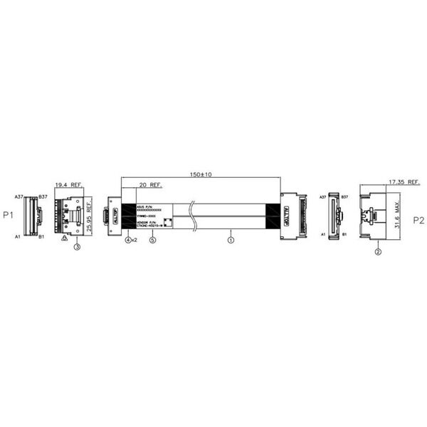 КомплекткабелейASUSRS24RS129560RAIDCableKit_1