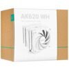 Кулер для процессора DEEPCOOL AK620 WH  [R-AK620-WHNNMT-G-1]
