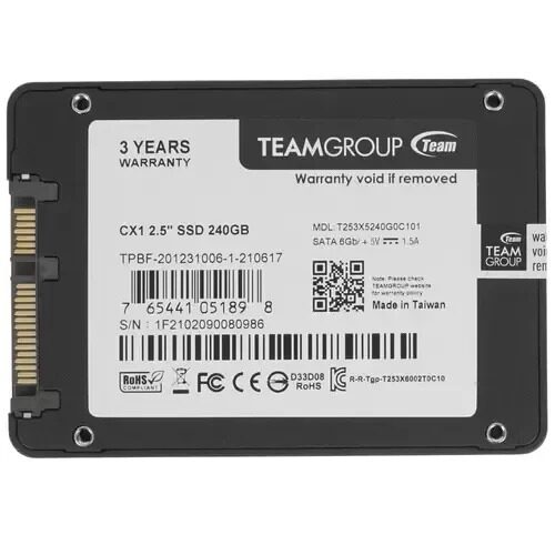 ТвердотельныйнакопительTeamGroup240GbCX1ClientSSD(T253X5240G0C101)_2_26432