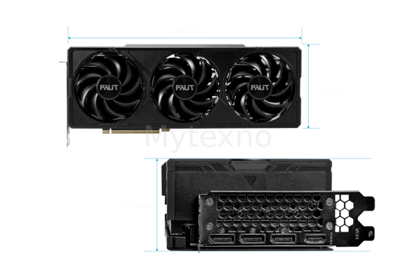 Palit GeForce RTX 4080 Super JetStream OC 16GB NED408SS19T2-1032J Mytexno (L8)