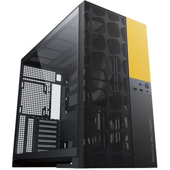 Компьютерный корпус Geometric Future Model 5 Vent Black Yellow (1AM5VTBY00100) (GF_M5-VENT-YB)