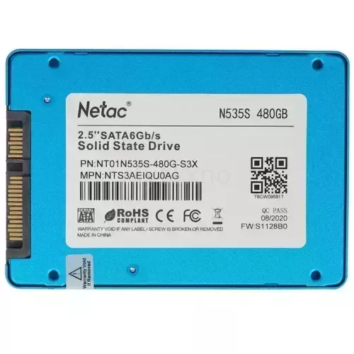 ТвердотельныйнакопительNETAC480GbNT01N535S-480G-S3X_1