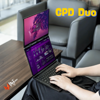 GPD Duo - это ноутбук с двумя экранами по 13.3"