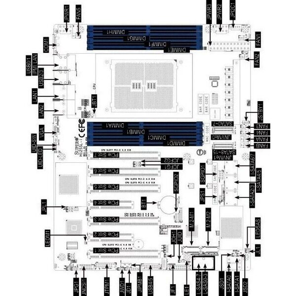 СервернаяматеринскаяплатаSuperMicroH12SSL-I-B_2