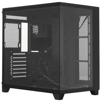 Компьютерный корпус 1STPLAYER MEGAVIEW MV8-TP Black (MV8-TP-BK)