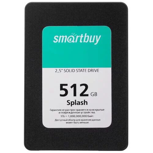 512 ГБ 2.5 SATA накопитель Smartbuy Splash  [SBSSD-512GT-MX902-25S3]