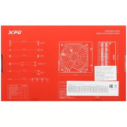 blokpitaniaadataxpg1200wcorereactorii1200corereactorii1200g-bkceu16pinpcie50connectorcabledetails_8_28495