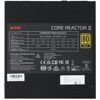 Блок питания ADATA XPG 1000W CORE REACTOR II 1000 (COREREACTORII1000G-BKCEU) 16 Pin (PCIe 5.0 Connector Cable Details)