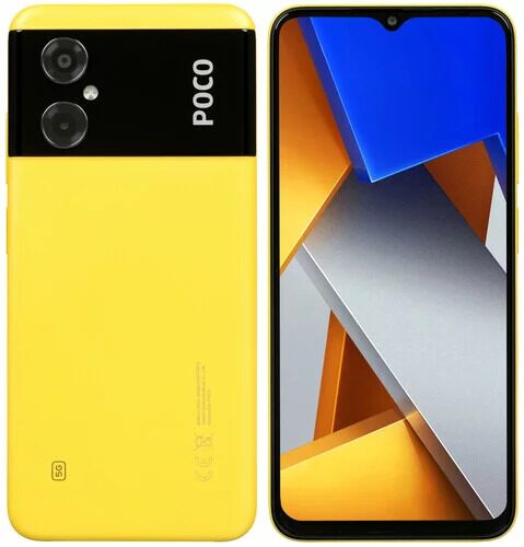 6.58" Смартфон POCO M4 128 ГБ желтый [MZB0BEVRU]