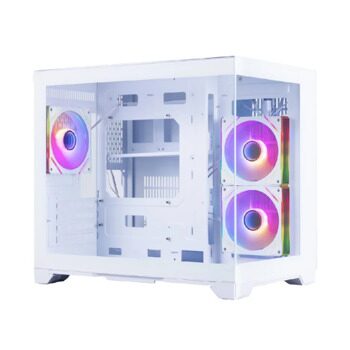Компьютерный корпус 1STPLAYER MEGAVIEW MV6-TP ARGB White (MV6-TP-WH-2FC7R-W-1FC7-W)