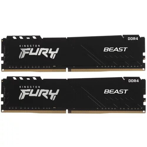 Оперативная память Kingston FURY Beast Black [KF432C16BBK2/32-SP] 32 ГБ