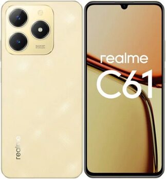 6.74" Смартфон realme C61 256 ГБ золотистый