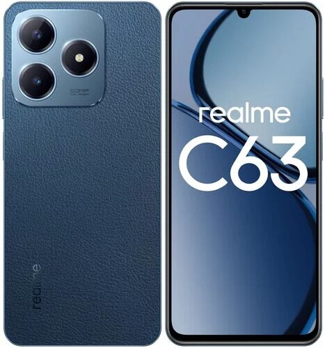 6.74 Смартфон realme C63 256 ГБ синий [6941764434004]